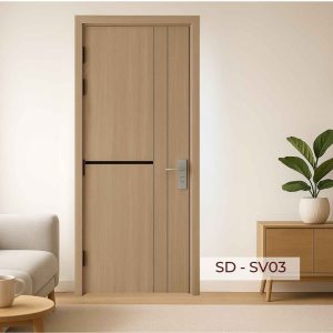 Cửa Chạy Chỉ Đen SD - SV03