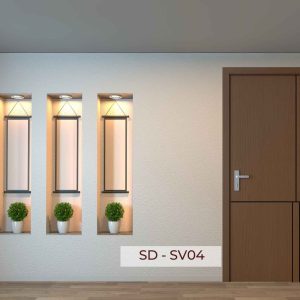 Cửa Chạy Chỉ Đen SD - SV04