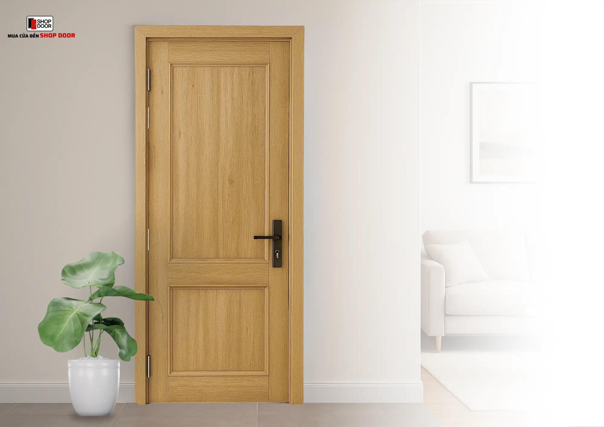 Lắp đặt cửa nhựa composite ghép khung