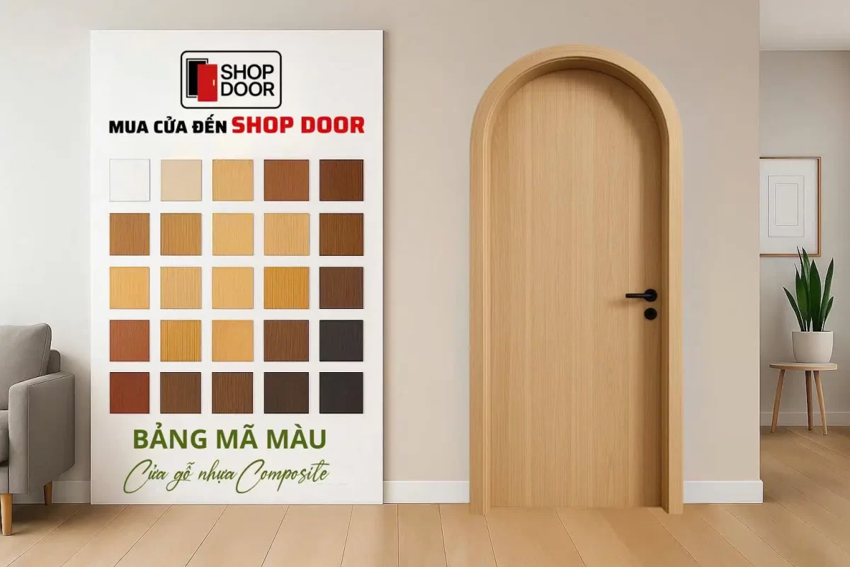 Mẫu cửa composite hiện đại