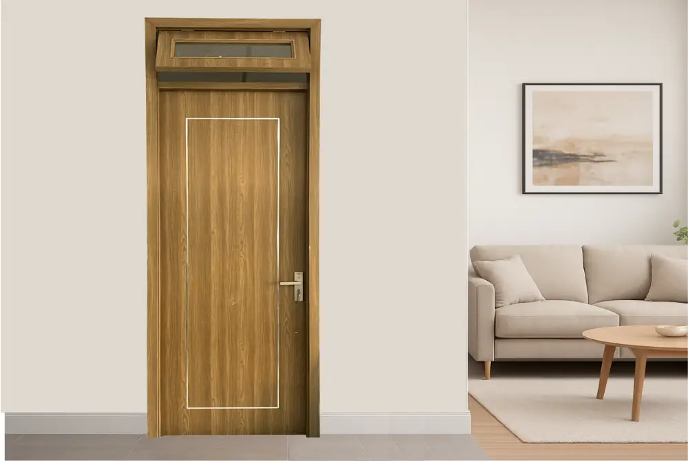 Mẫu cửa composite liền fix chống nước