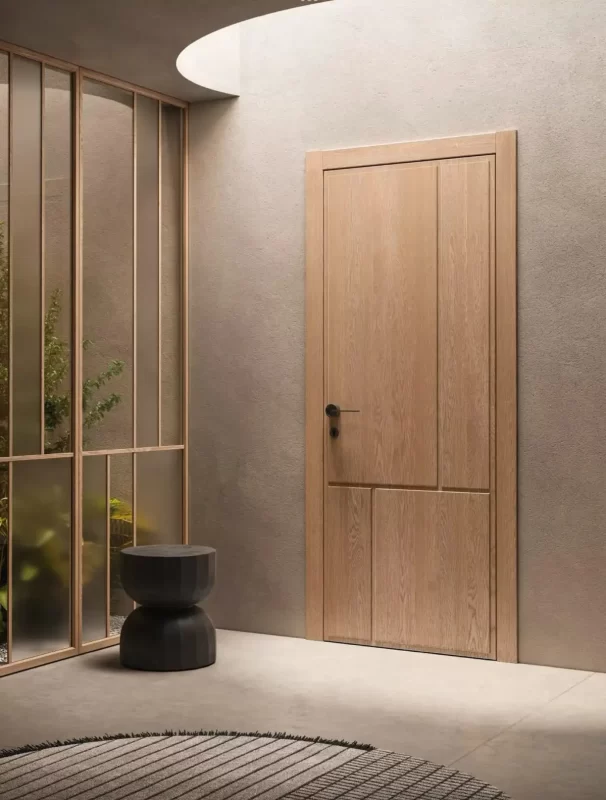 Mẫu cửa gỗ nhựa composite hiện đại