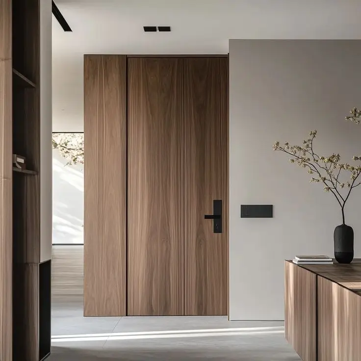 Mẫu cửa nhựa composite cho cửa chính