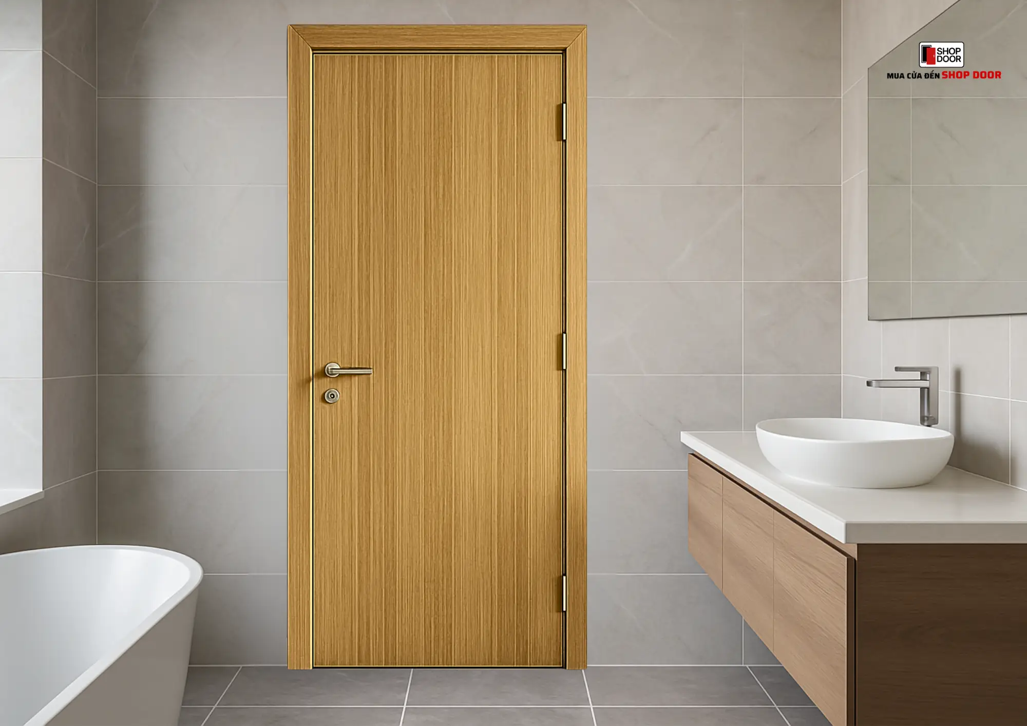 Cửa composite cổ điển cao cấp sang trọng