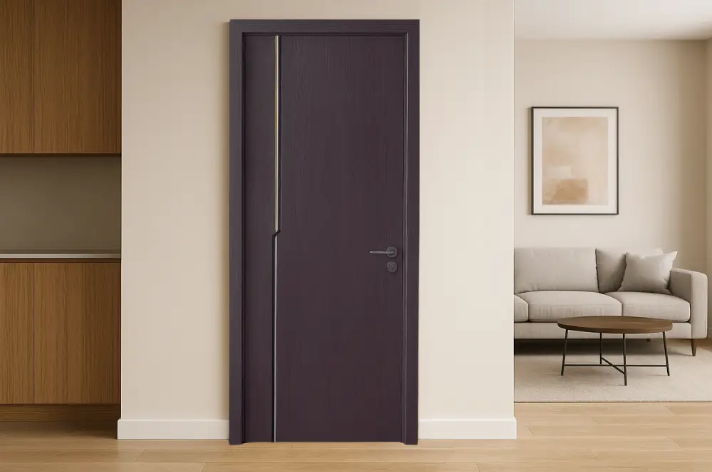 Cửa composite Luxury giả gỗ óc chó