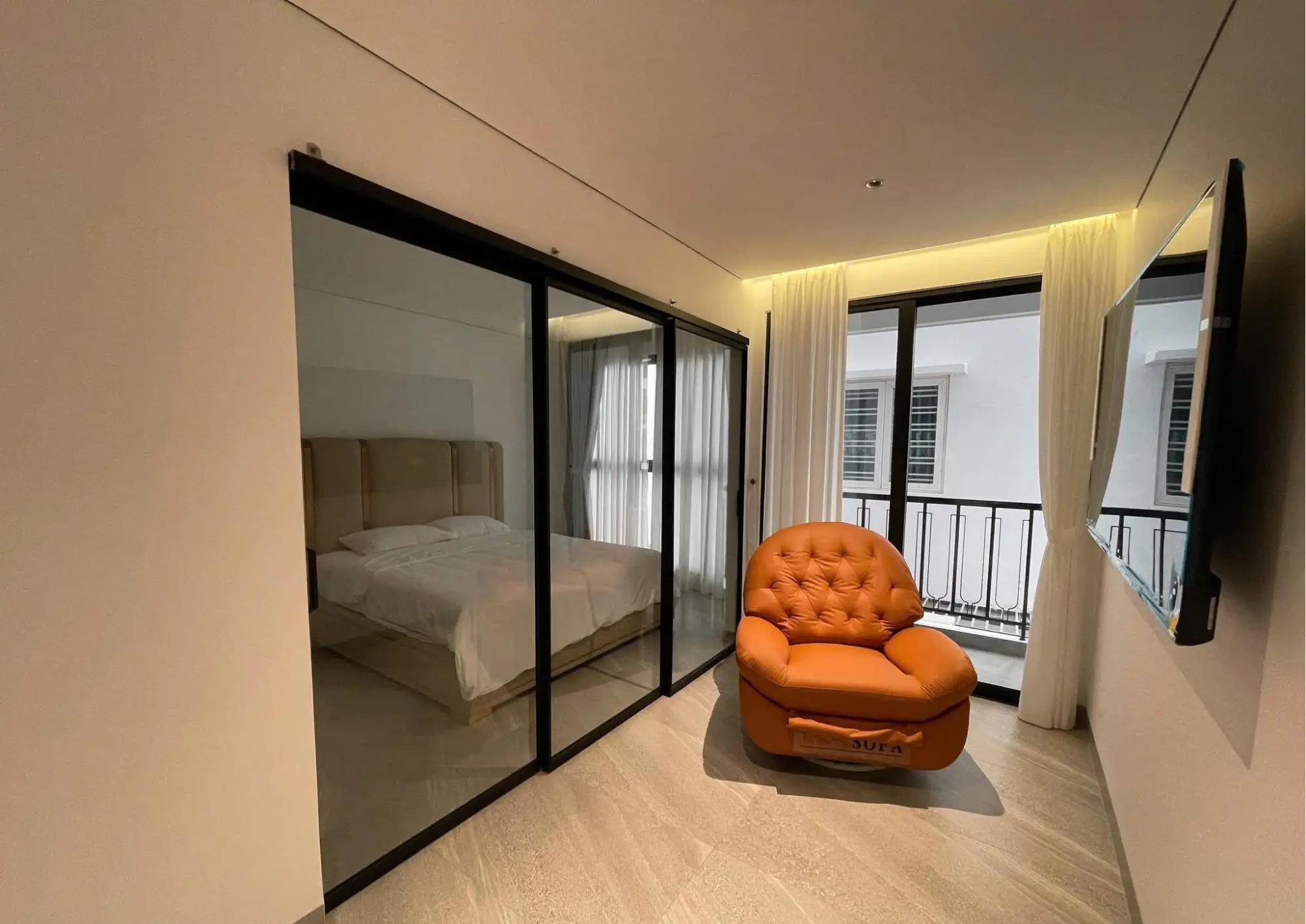 cửa composite phong cách hiện đại