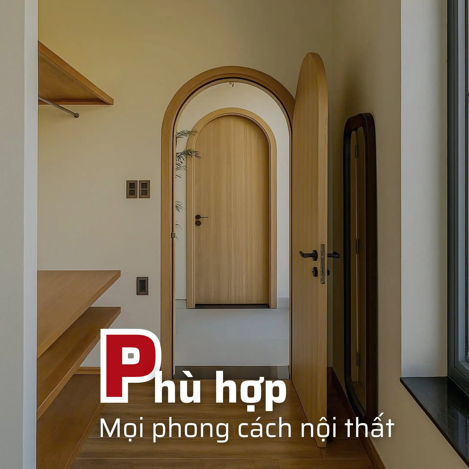 cửa composite phù hợp với mọi phong cách