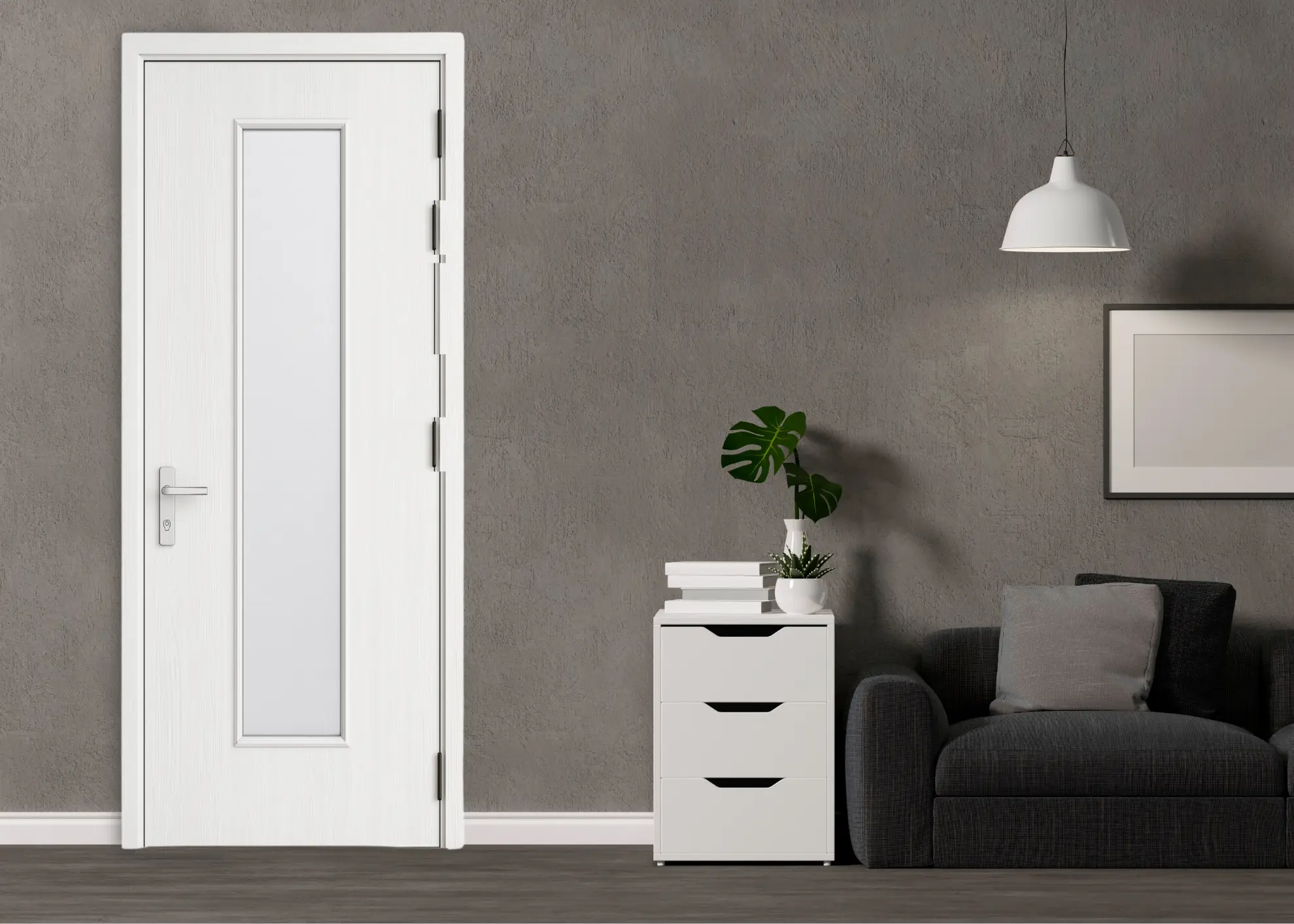 cửa composite vân gỗ