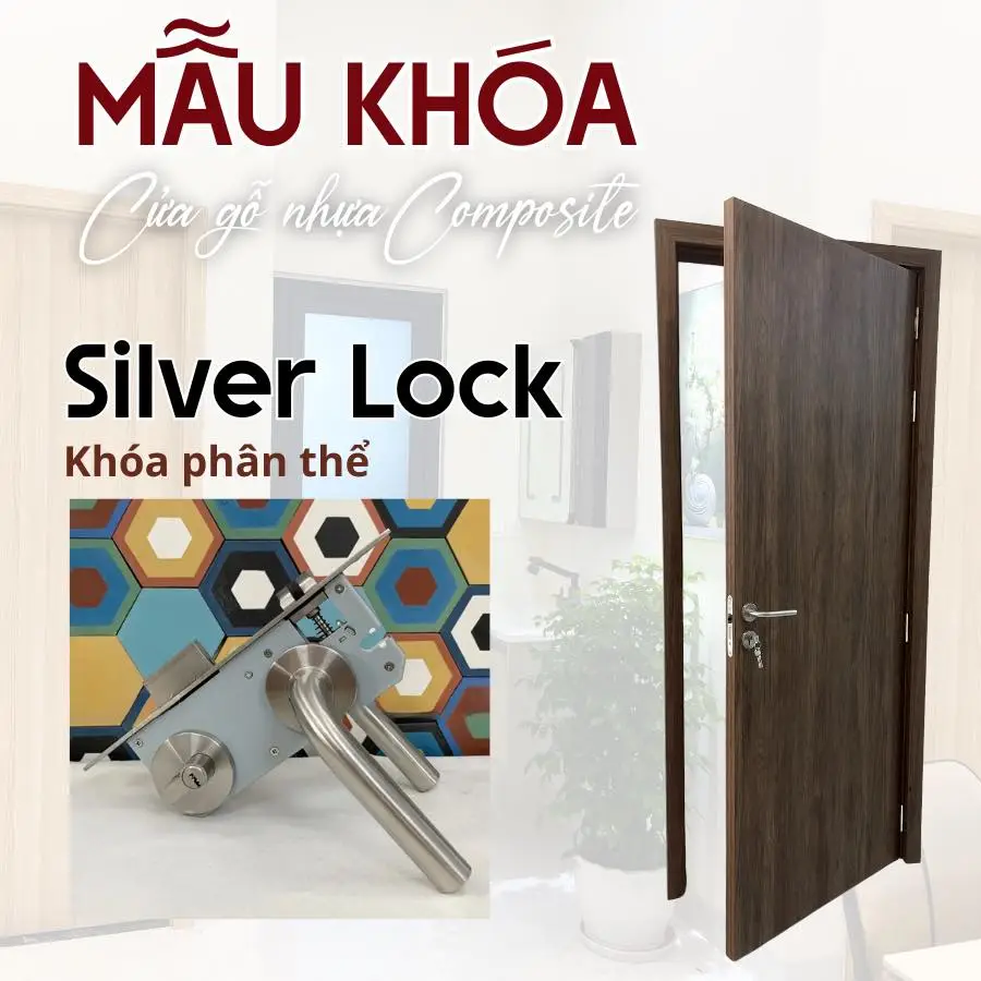 mẫu khóa phân thể cửa composite