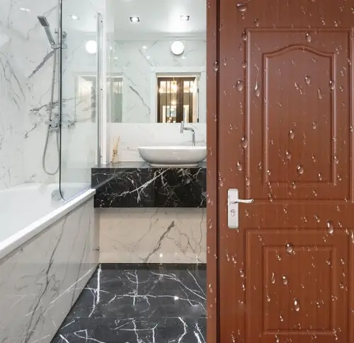 Cửa composite chống nước cho phòng tắm tại Quy Nhơn