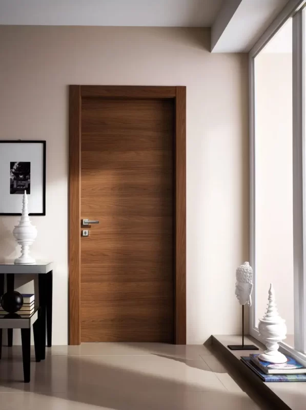 Cửa nhựa composite Nha Trang vân gỗ sang trọng