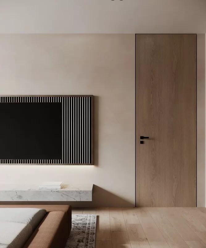 Mẫu cửa phòng ngủ Composite chống nước bền đẹp tại Bình Định