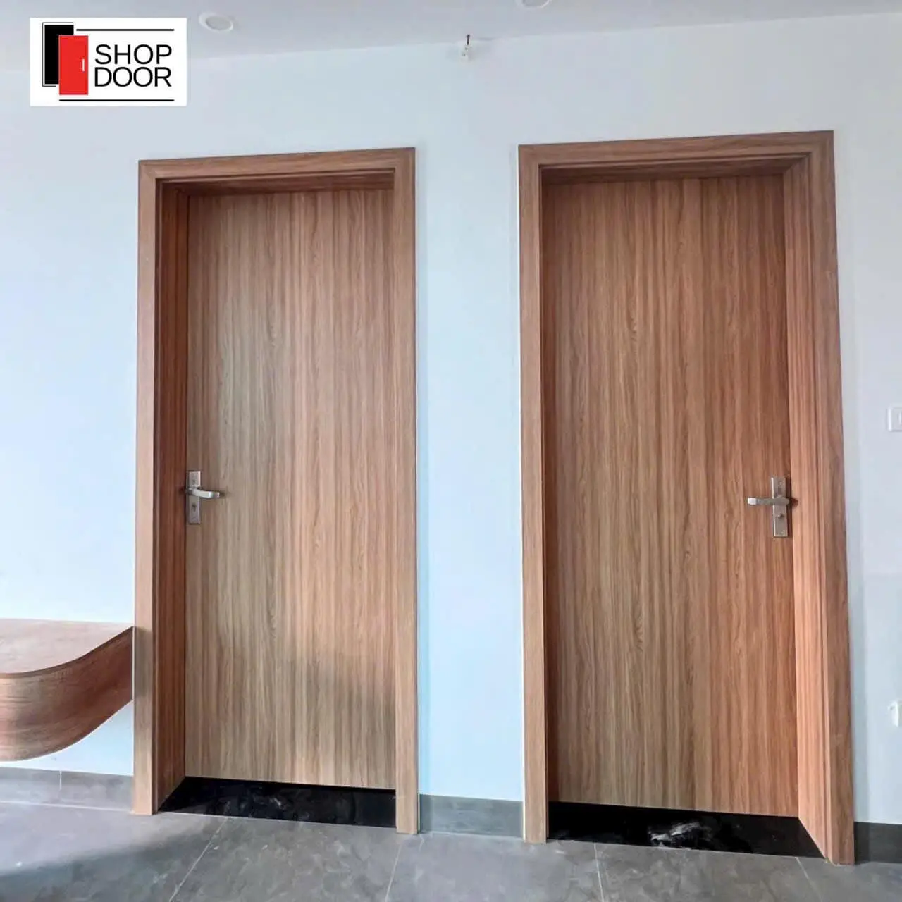 Cửa gỗ nhựa composite 1 cánh cao cấp chống nước