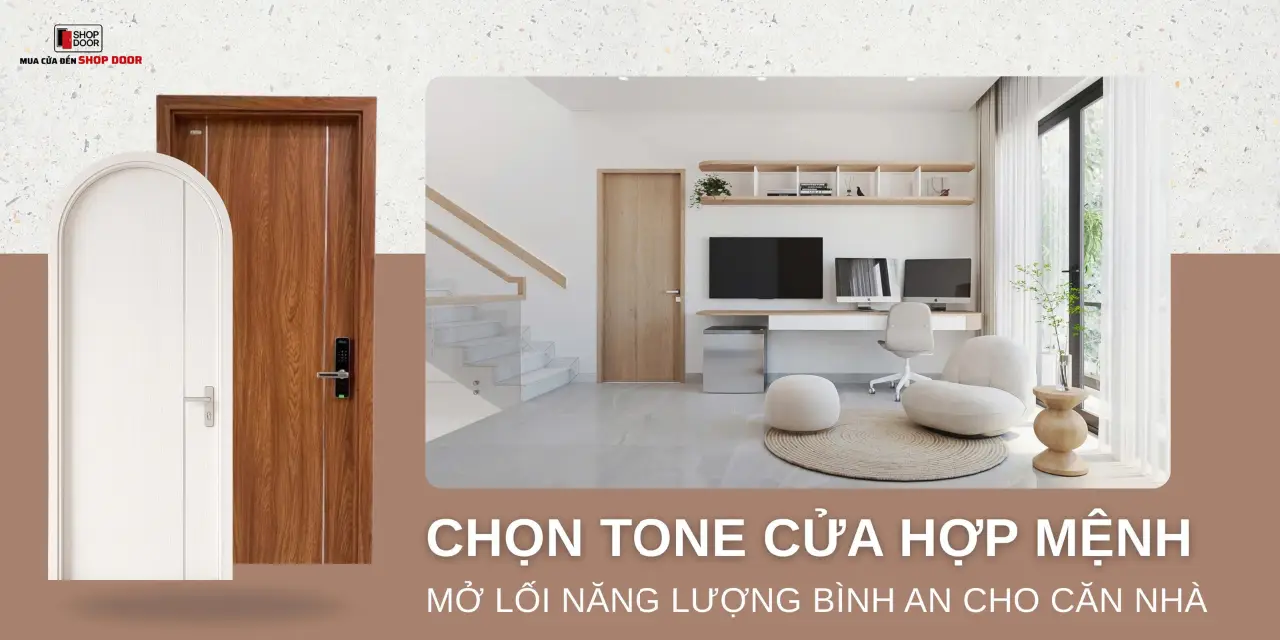 Chọn màu cửa đúng mệnh theo phong thủy ứng dụng hiện đại