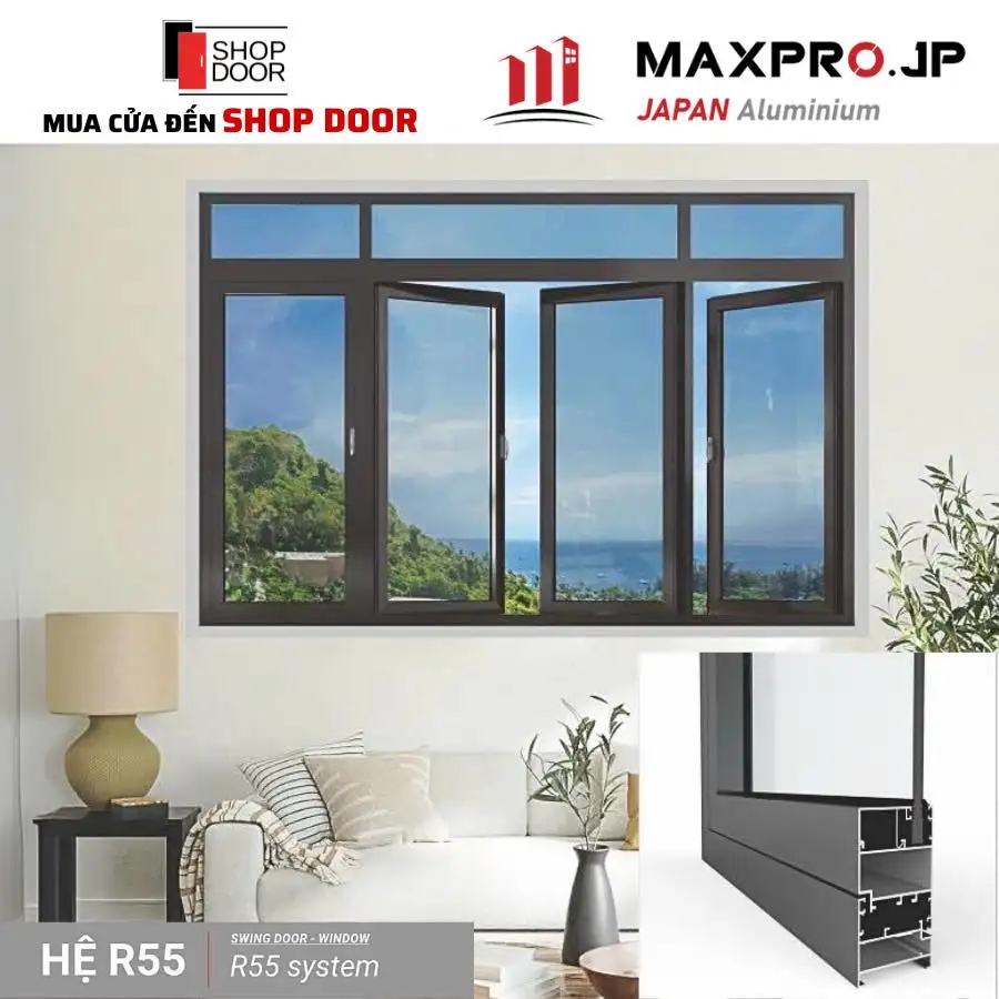 Cửa chống cháy tích hợp kính chống cháy trong công trình