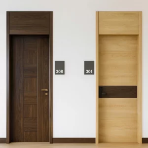 Cửa gỗ chống cháy EI 60 đạt tiêu chuẩn PCCC