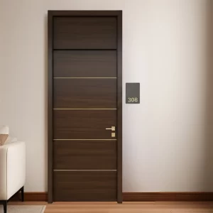 Cửa gỗ chống cháy EI 60 mã 004