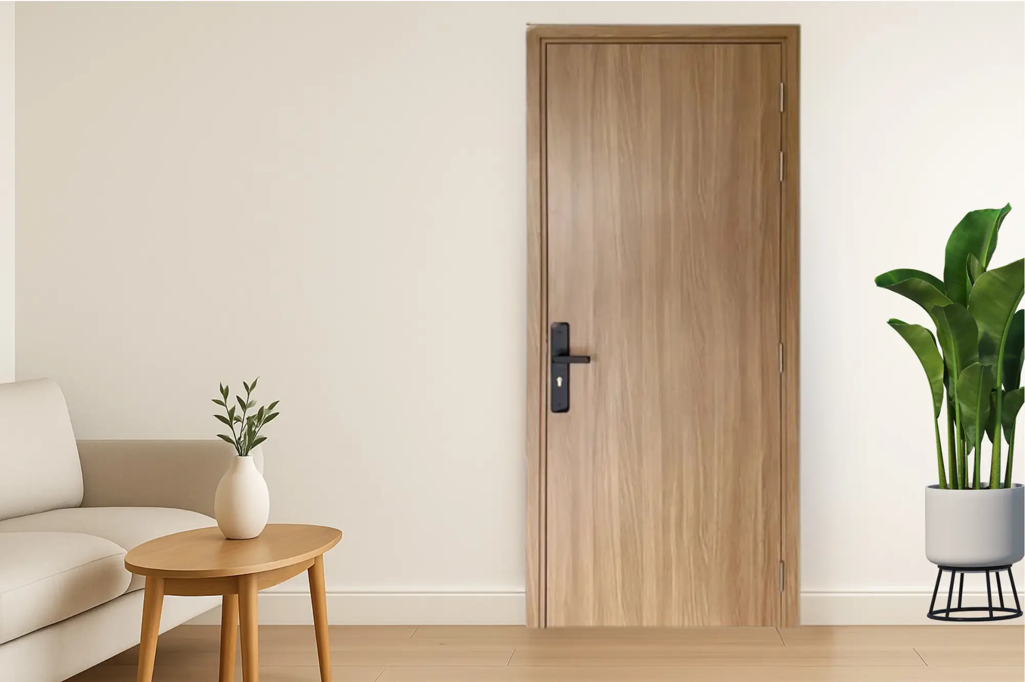 Cửa gỗ chống cháy EI 60 mã 010