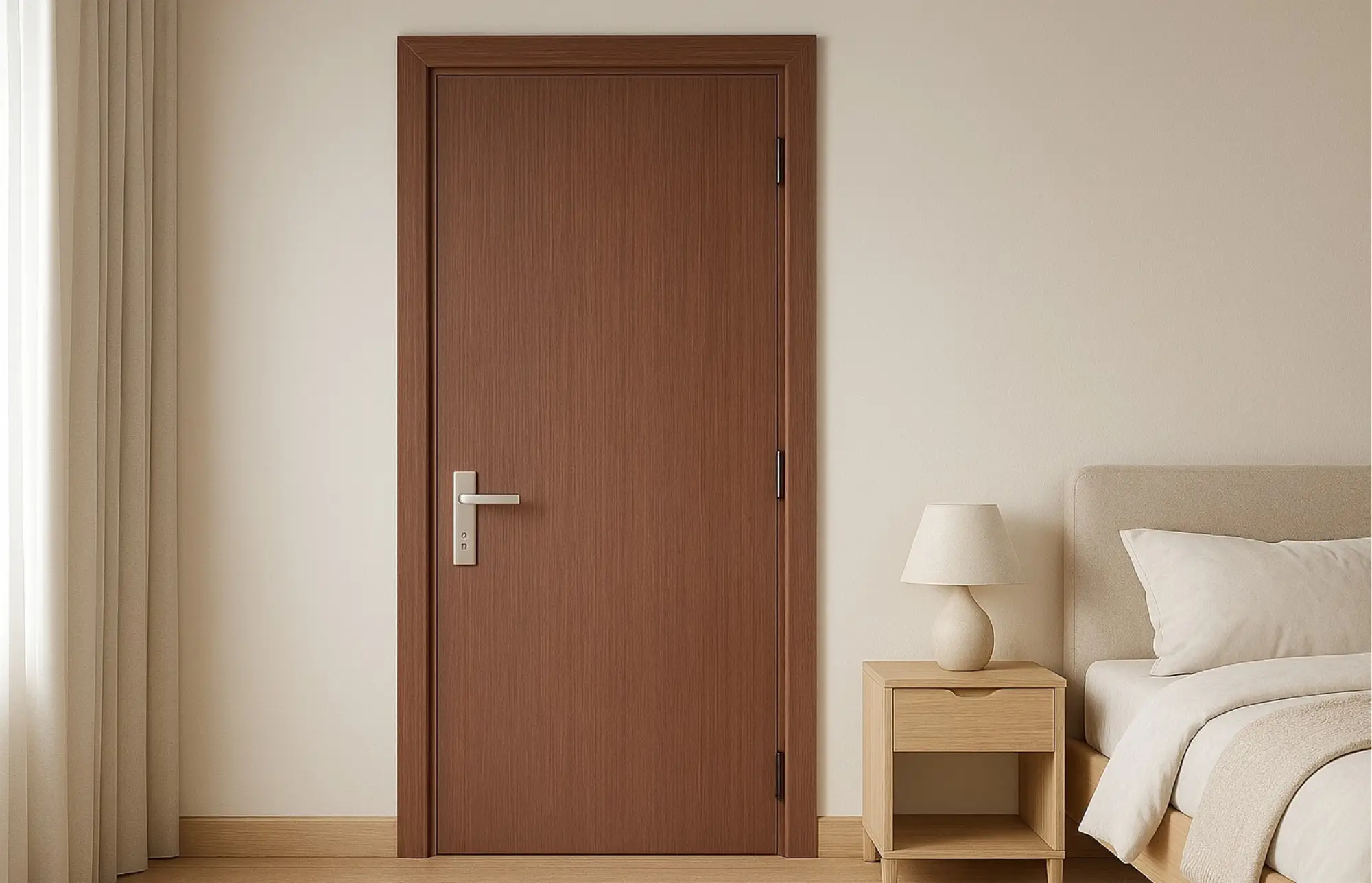 Cửa gỗ chống cháy EI 60 mã 011