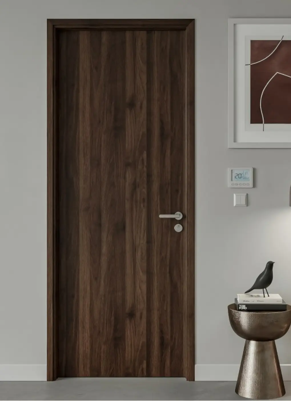 Cửa gỗ chống cháy EI 60 mã 016