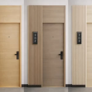 Cửa gỗ chống cháy EI 60 mã 023