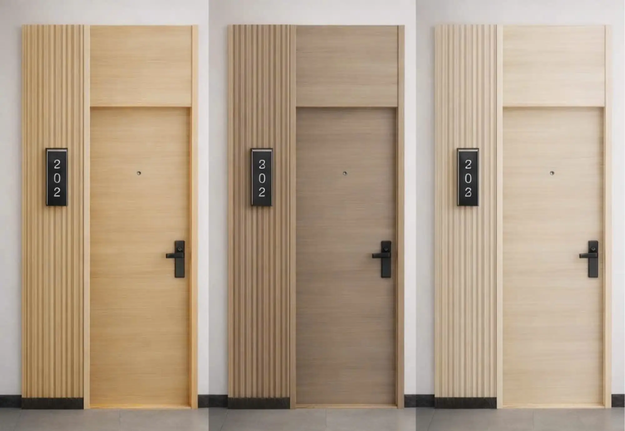 Cửa gỗ chống cháy EI 60 mã 023