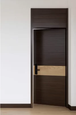 Cửa gỗ chống cháy lắp đặt thực tế tại khách sạn Nha Trang