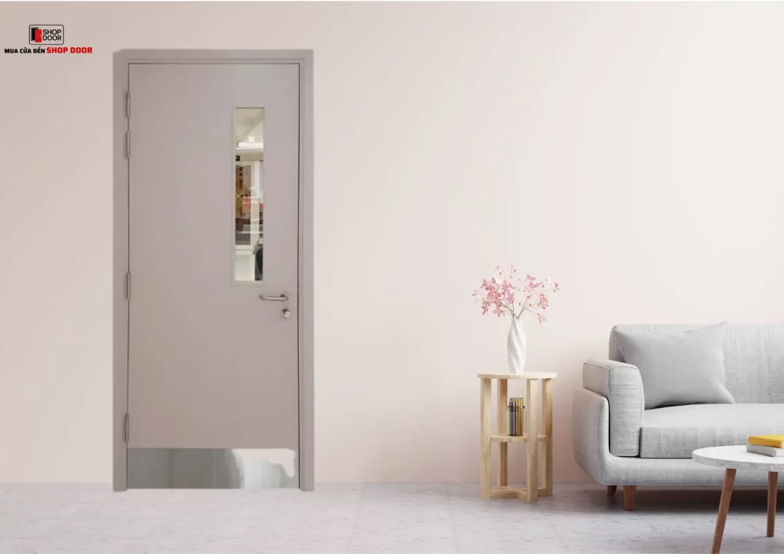 Cửa gỗ công nghiệp chống cháy cao cấp cho công trình hiện đại