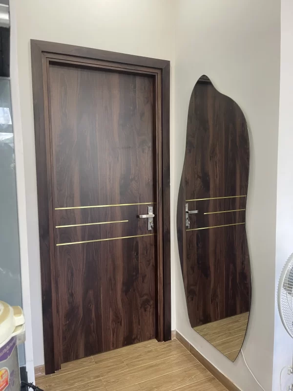 Lắp đặt cửa gỗ chống cháy tích hợp lớp fire sheet (tấm chống cháy phụ) tại Đắk Lắk