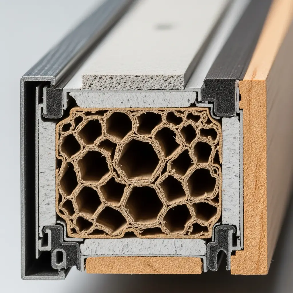 Lõi Honeycomb tẩm chống cháy dùng cho cửa kỹ thuật