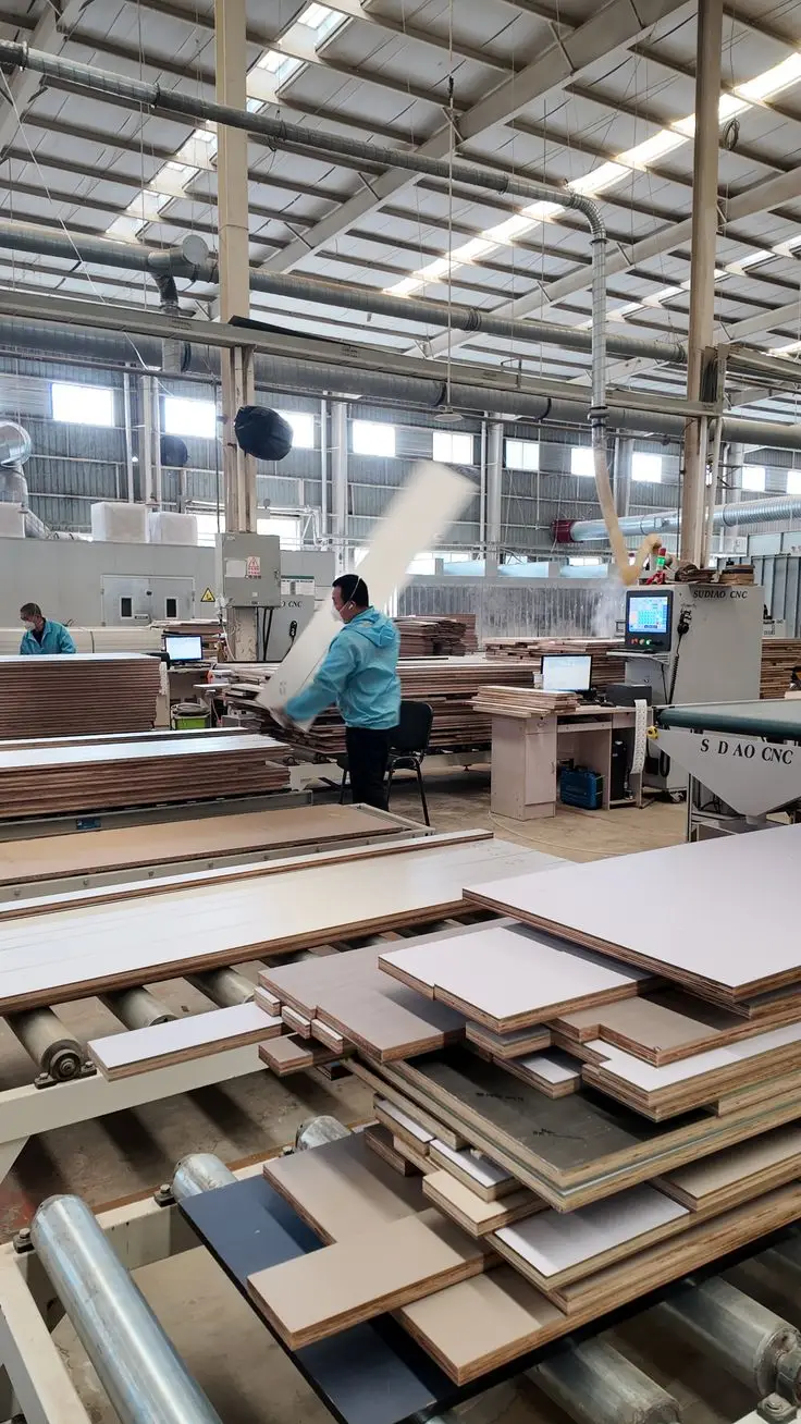 Quy trình tẩm chống cháy cho khung gỗ công nghiệp tại xưởng Shopdoor