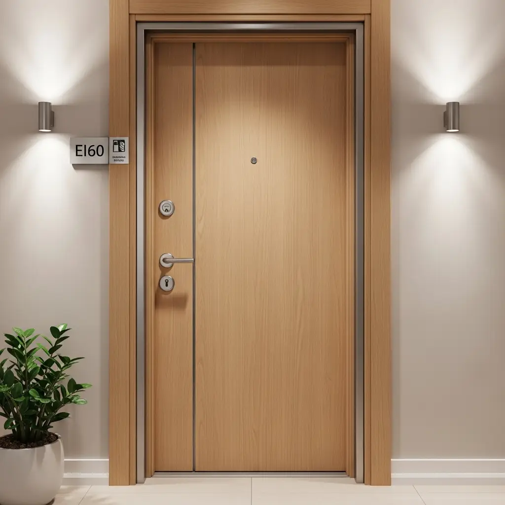 Cửa chính căn hộ chung cư chống cháy đạt tiêu chuẩn EI60