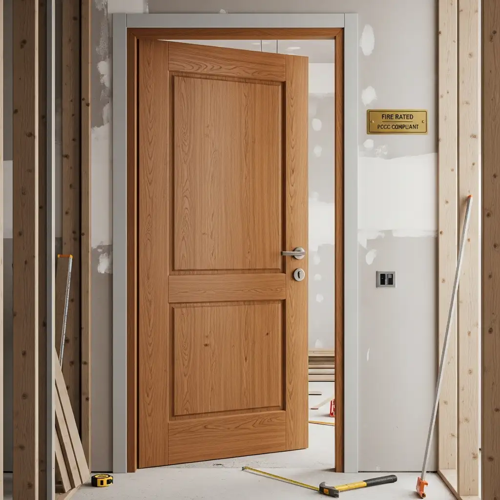 Cửa chống cháy đạt chuẩn PCCC hoàn thiện cho công trình nhỏ