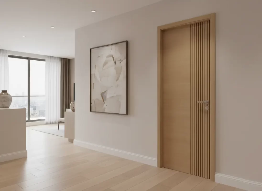 Cửa chống cháy lắp đặt tại căn hộ chung cư ở TPHCM