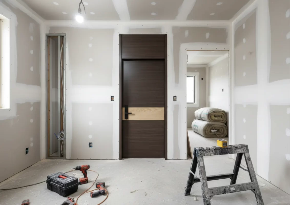 Cửa chống cháy lắp đặt thực tế tại công trình TP.HCM