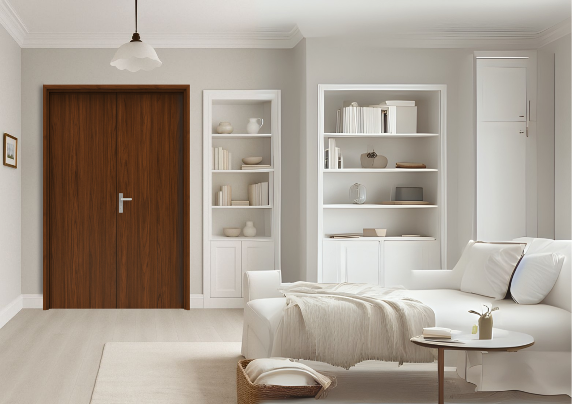 Cửa composite cách âm phòng ngủ tại Quy Nhơn