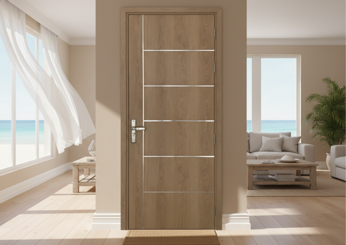 Cửa composite Nha Trang bảo hành lâu dài cho nhà ở ven biển