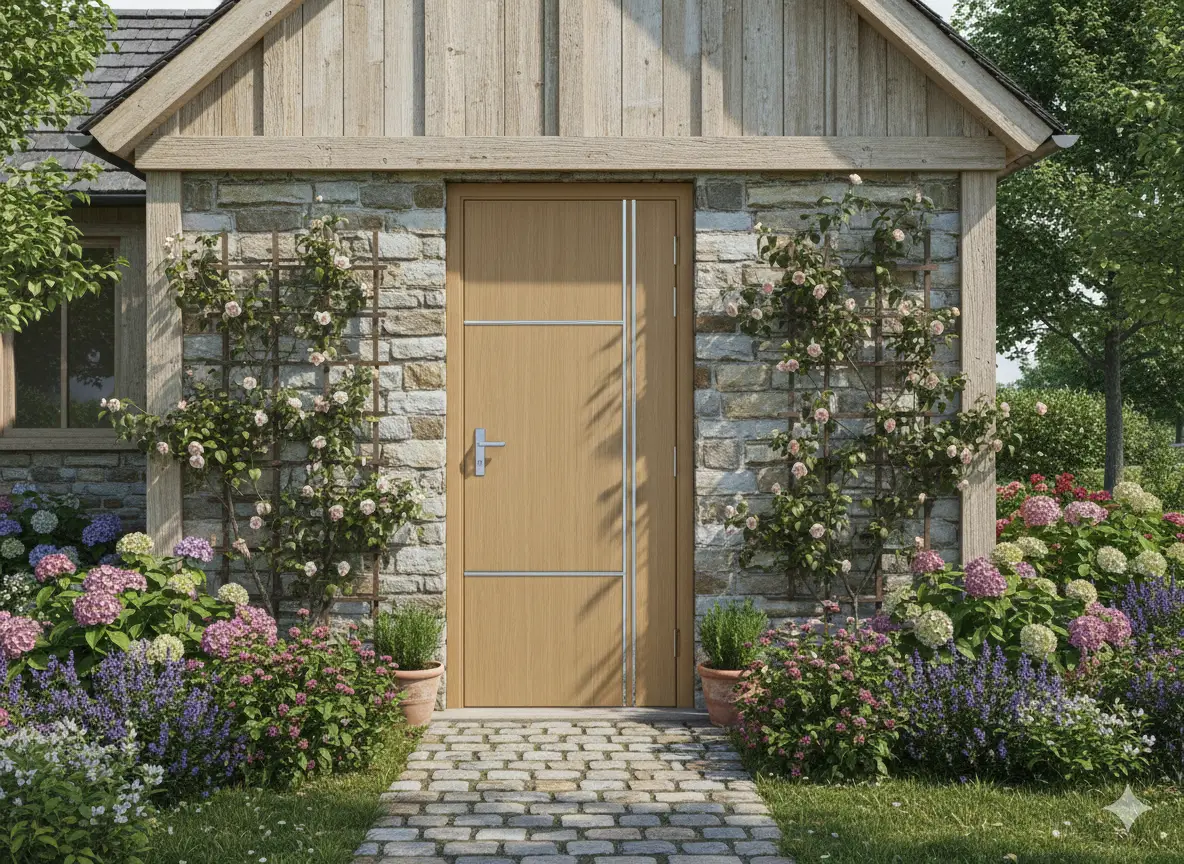 Cửa composite cho nhà vườn tại An Nhơn Bình Định