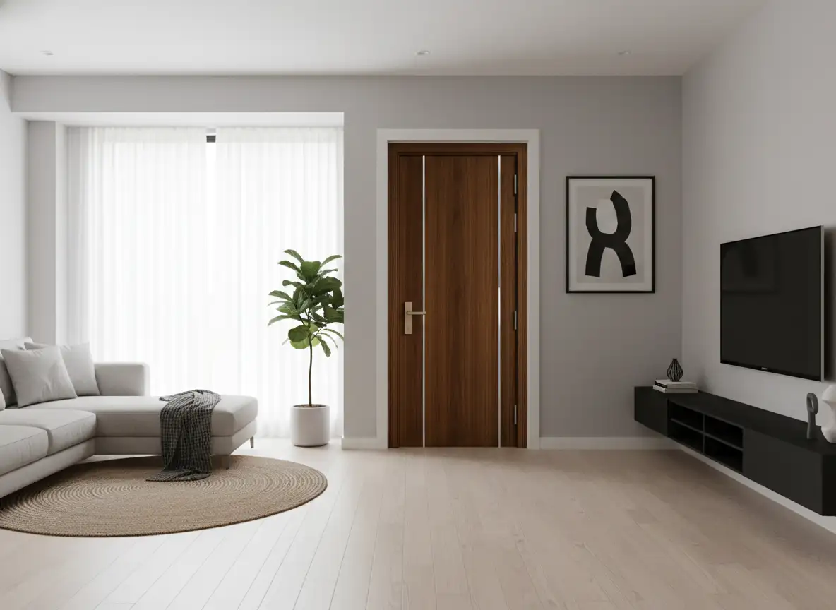 Cửa composite phòng ngủ tại Bình Định phù hợp nhà phố và căn hộ