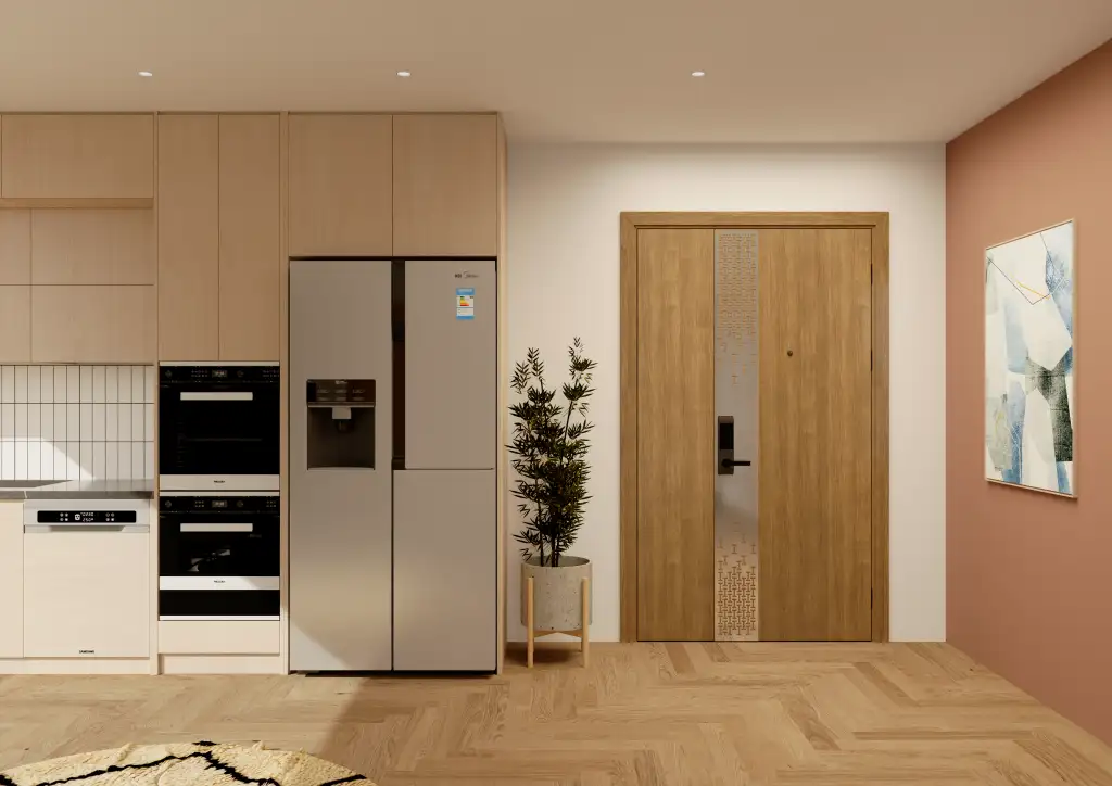 Cửa gỗ chống cháy lắp đặt cho công trình dân dụng và thương mại tại Quy Nhơn