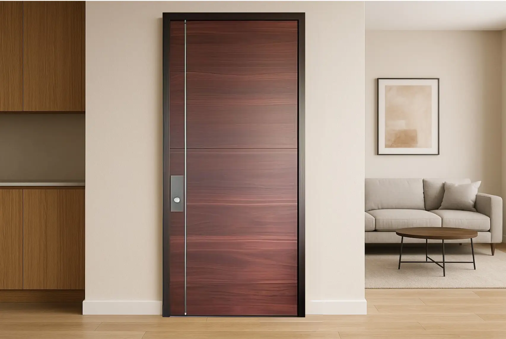 Cửa gỗ chống cháy lắp đặt tại khu phòng lưu trú resort