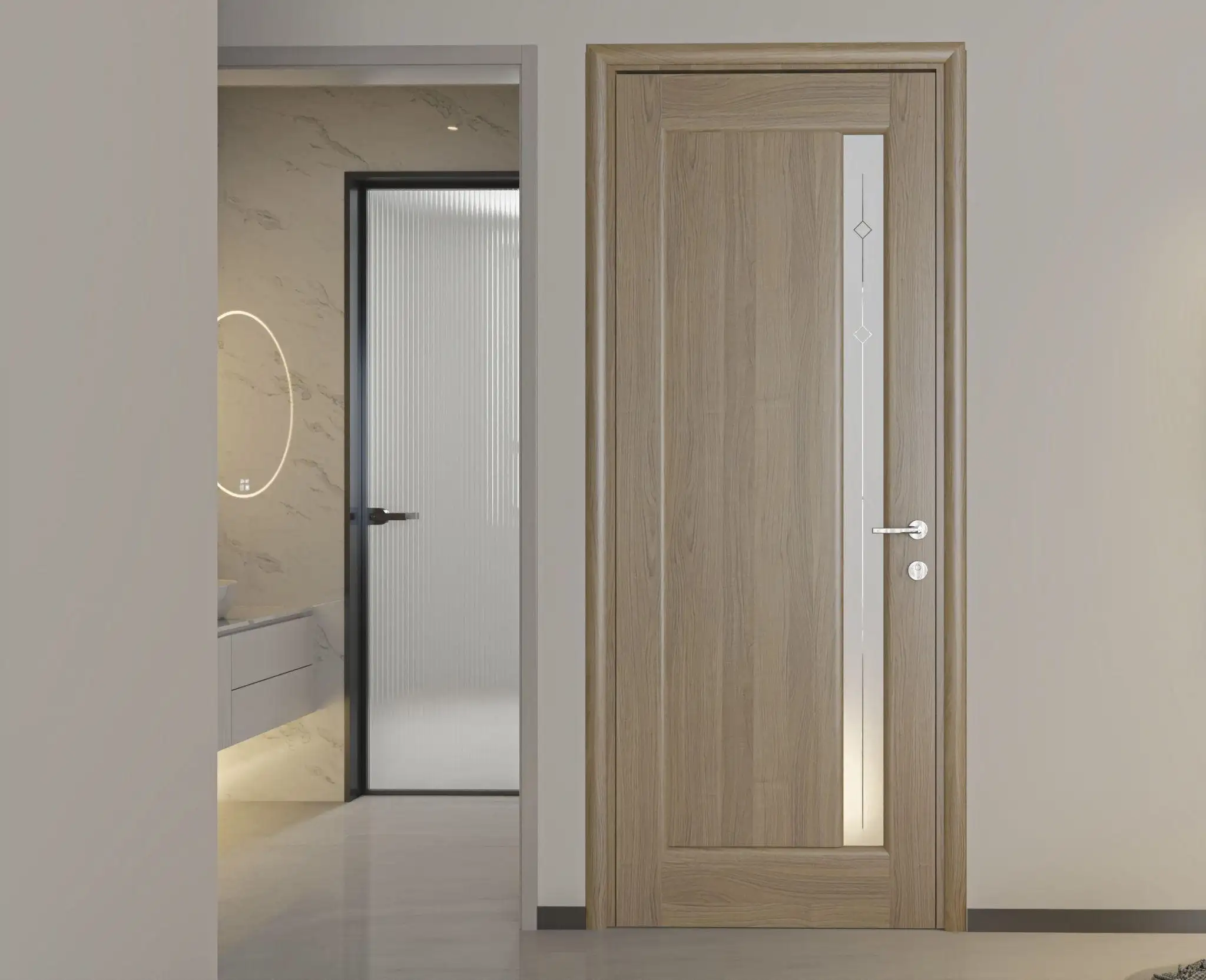 Cửa gỗ chống cháy và cửa gỗ thường trong công trình