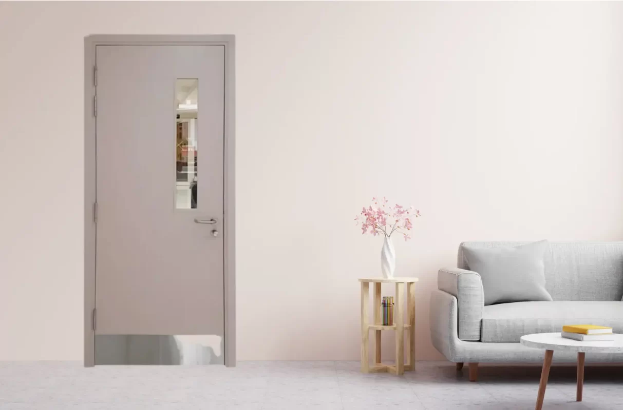 Thi công cửa gỗ chống cháy hoàn thiện tại căn hộ Nha Trang