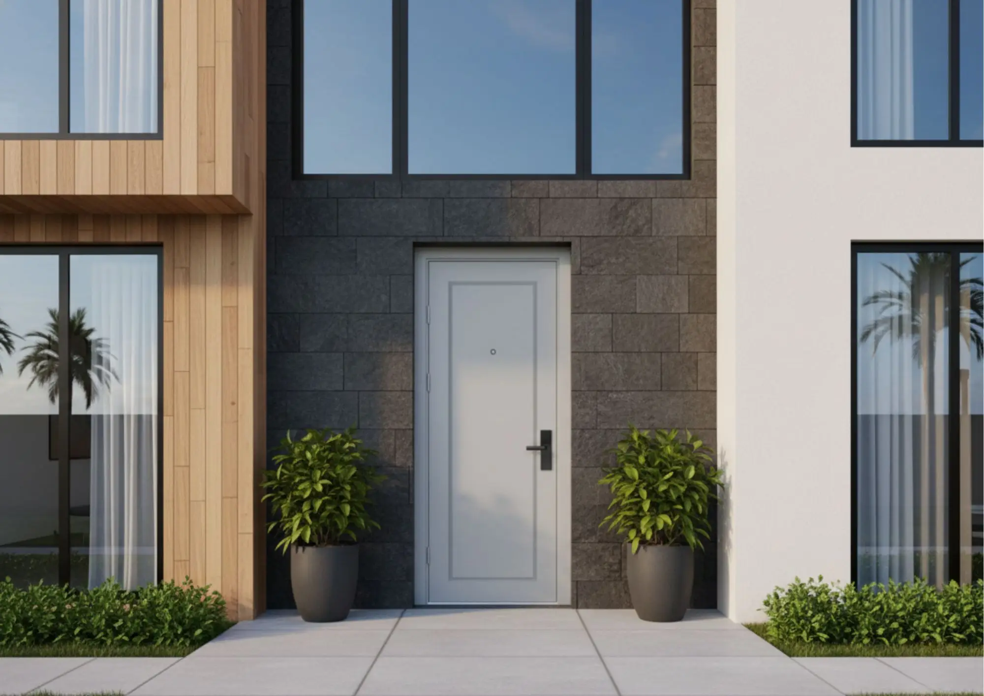 Thi công cửa gỗ chống cháy tại căn hộ chung cư cao cấp TPHCM