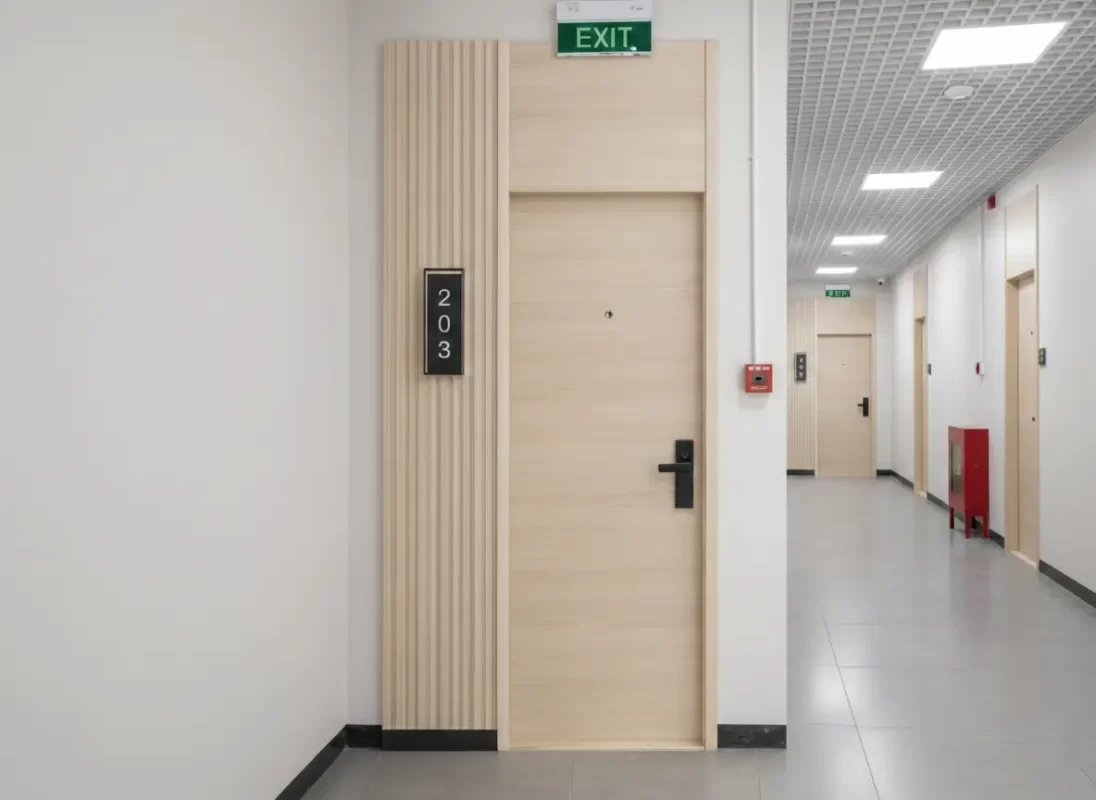 Cửa chống cháy trong khu đô thị dân cư tại Thủ Đức