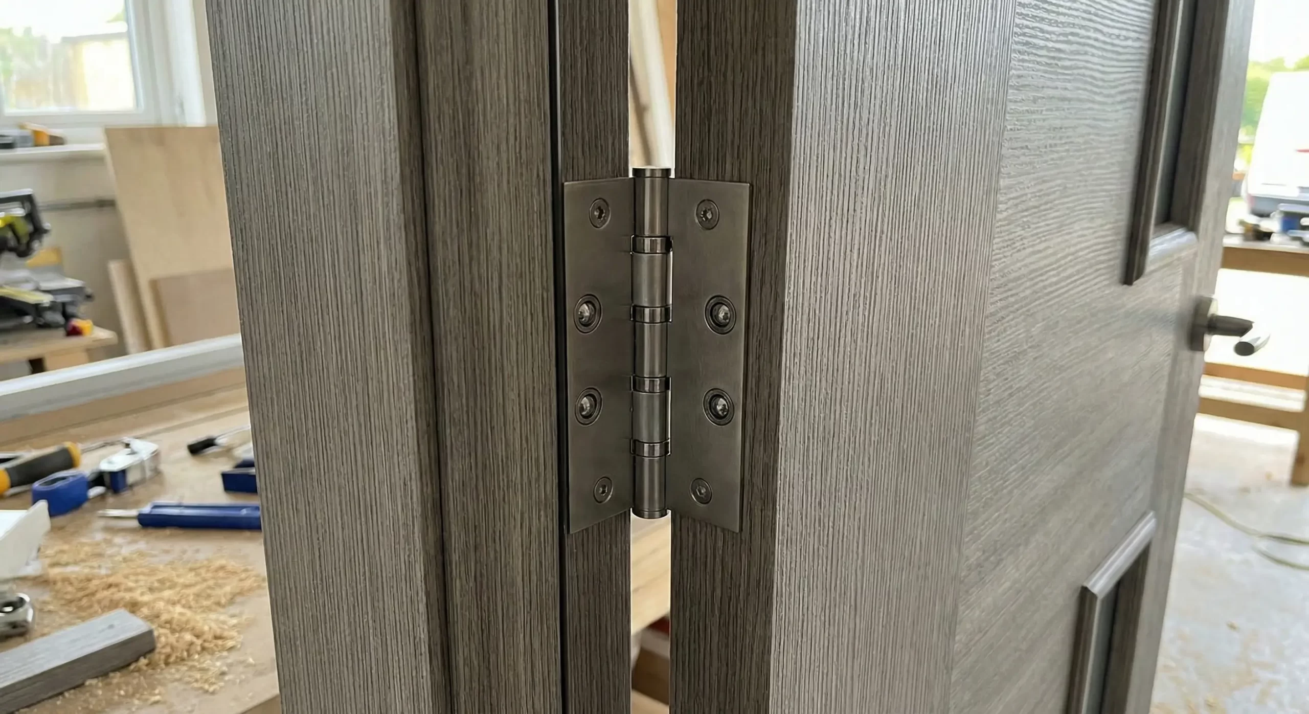 Bản lề 4 vòng bi chịu lực cho cửa composite