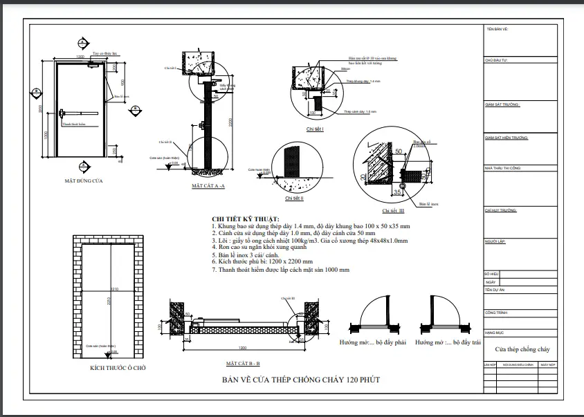 Tài liệu quy chuẩn PCCC áp dụng cho cửa chống cháy tại TP.HCM