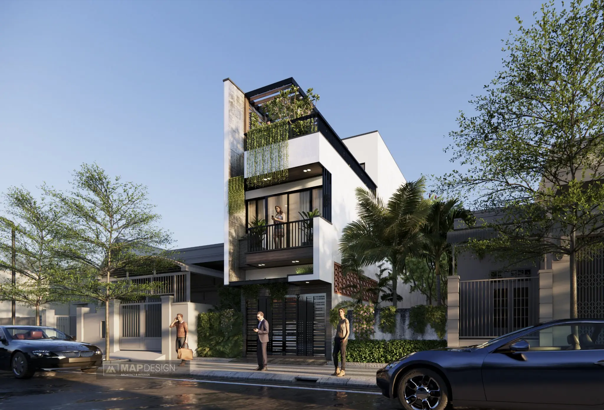 Bối cảnh sử dụng cửa chống cháy trong nhà phố Quận 12