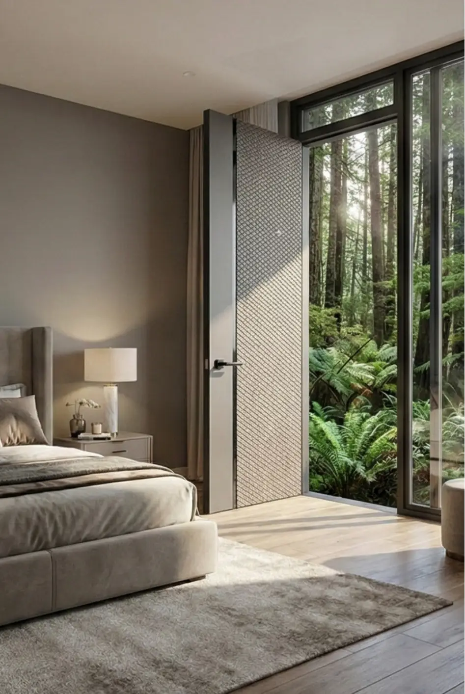 Công trình cửa composite phòng master tại Nha Trang