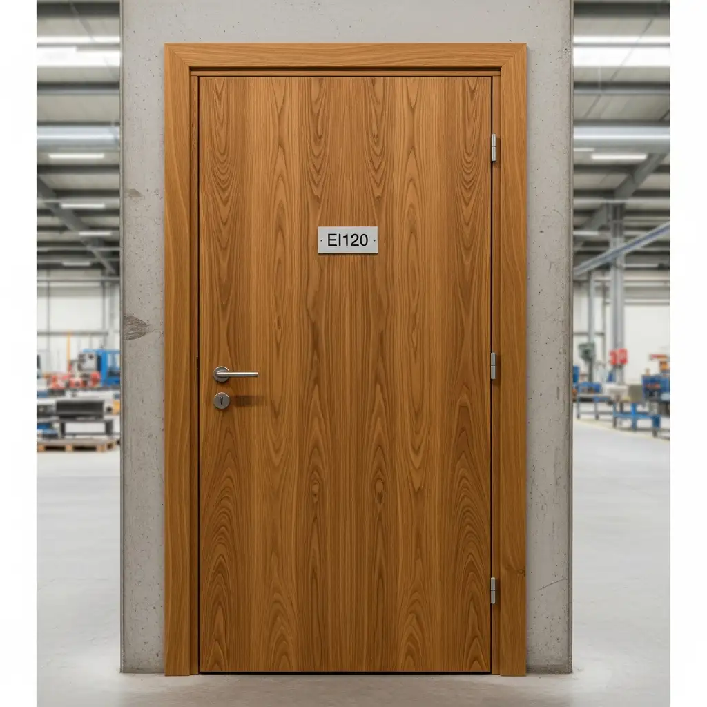 Cửa chống cháy EI120 sử dụng cho khu kỹ thuật, nhà xưởng